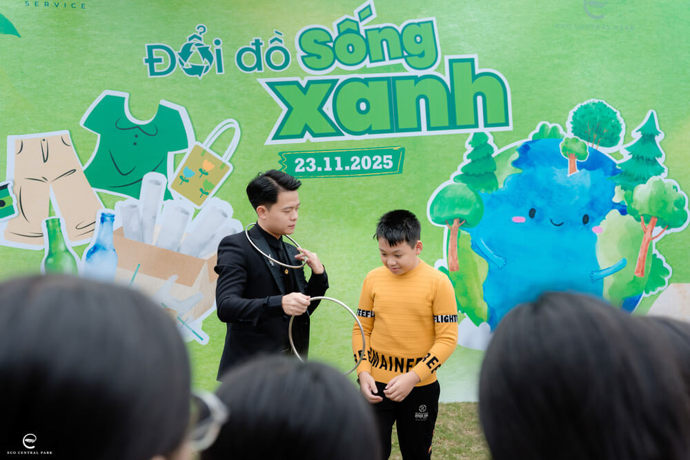 Sự kiện “Đổi đồ – Sống xanh” & Chợ phiên ẩm thực tại Eco Central Park